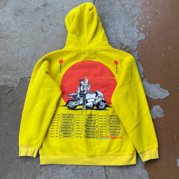 Logic Tour Confessions of a Dangerous Mind Tour Sweatshirt Yellow Rap Streetwear - Picture 2 of 6